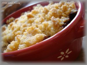 crumble poire choc9