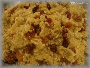 cookies avoine cranberries