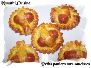 Petits paniers aux saucisses 2