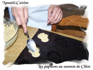 Les papillons au saumon de Chloé