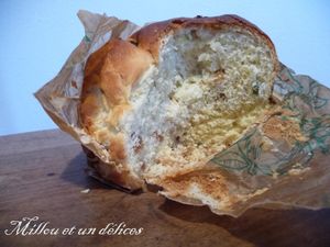 panettone ... bien entamé panettone ... bien entamé!