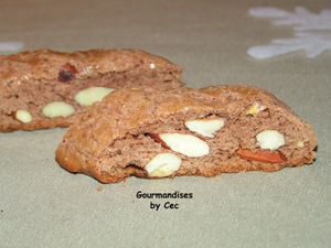 cantuccini au chocolat