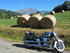 Harley Davidson Softail Heritage: Col de l'Holme