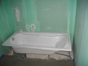 baignoire retouche