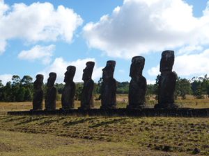 13.Rapa Nui, Ahu Akivi, 7 Moais