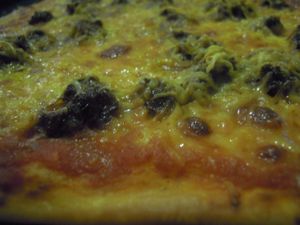 pizza maison à la viande hâchée