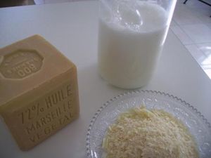 ingrédients pâte à savon