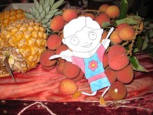 12 Letchi et ananas