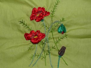 28 - Les coquelicots broderie 3