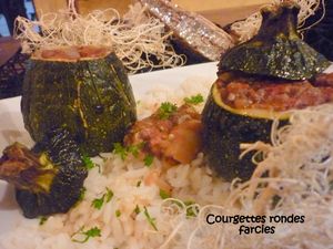 Courgettes rondes
