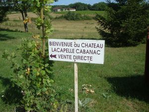 Château Lacapelle-Cabanac à LACAPELLE-CABANAC -46- Entré