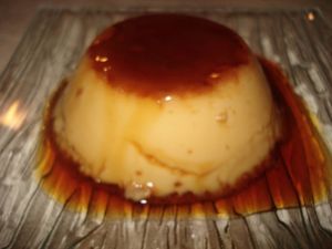 La crème caramel à la bergamote
