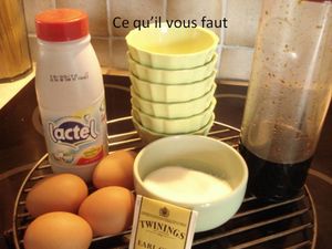 La crème carameln à la bergamote