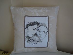 coussin st Valentin