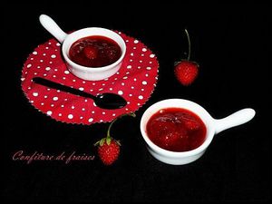 Les gourmandises de Chloé (confiture de fraises à la vani