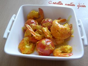 Crevettes sautées épicées2