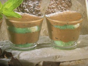 recette tiramisu chocolat menthe