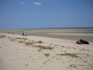 Triunfo beach at low tide
