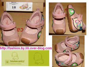 18 Chaussure rose fille Biomecanics baby Gervalin