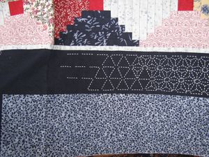 sashiko en lignes droites