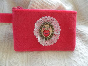porte monnaie feutrine fimo 002