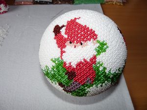 boule 12 cms pere noel