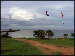 Frontiere Thailande Cambodge.