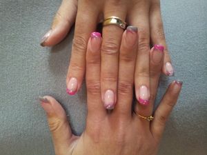 rose/gris