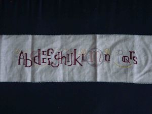 Stitching row 4