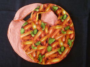 bavoir carottes