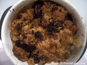 crumble pomme choco pain épice (1)