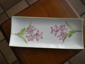 80 - Plat cake d'Orchidée