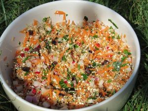 taboulé quinoa germé