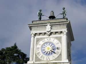 Udine: Torre dell'orologio...