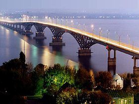 Saratov pont sur la Volga