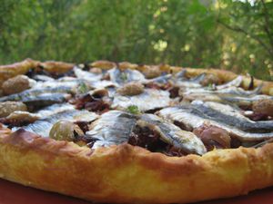 Tarte aux sardines de méditerranée 2