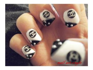 chanel , nail.art.ongle