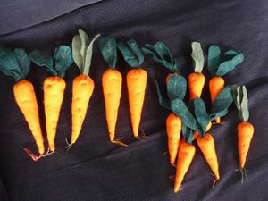 carottes légumes feutrine créationsaufildeleau.