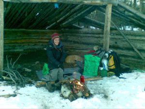 038 : Notre campement, Lac Huvsgul