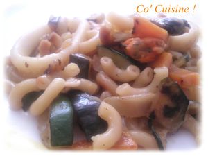 coquilletto aux calamars, légumes et lait de coco (3)