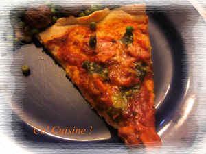 1 pizza jambon, poivron vert, emmental et parmesan-copie-1
