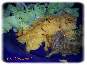 gratin de carottes et canard confit (1)