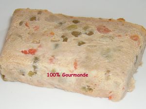 terrine express thon /macédoine de légumes