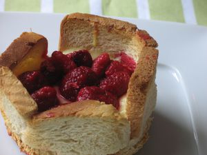 charlotte pain de mie framboises3