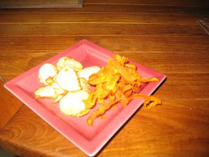 chips carottes navets