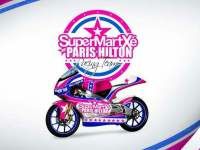 paris hilton 125gp aprilia team