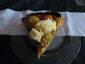 tarte abricots pistache