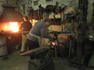 Stage de forge à l'atelier l'art de fer
