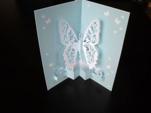 Carte 3D pop-up - Papillon