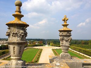 Le Parc et les jardins du Château ,Visite des toits du Château de Saint-Germain-en-Laye